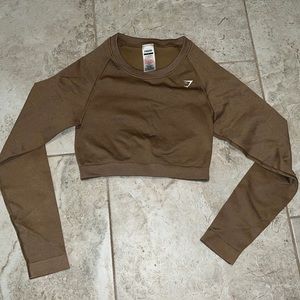 Gymshark Brown Crop Top